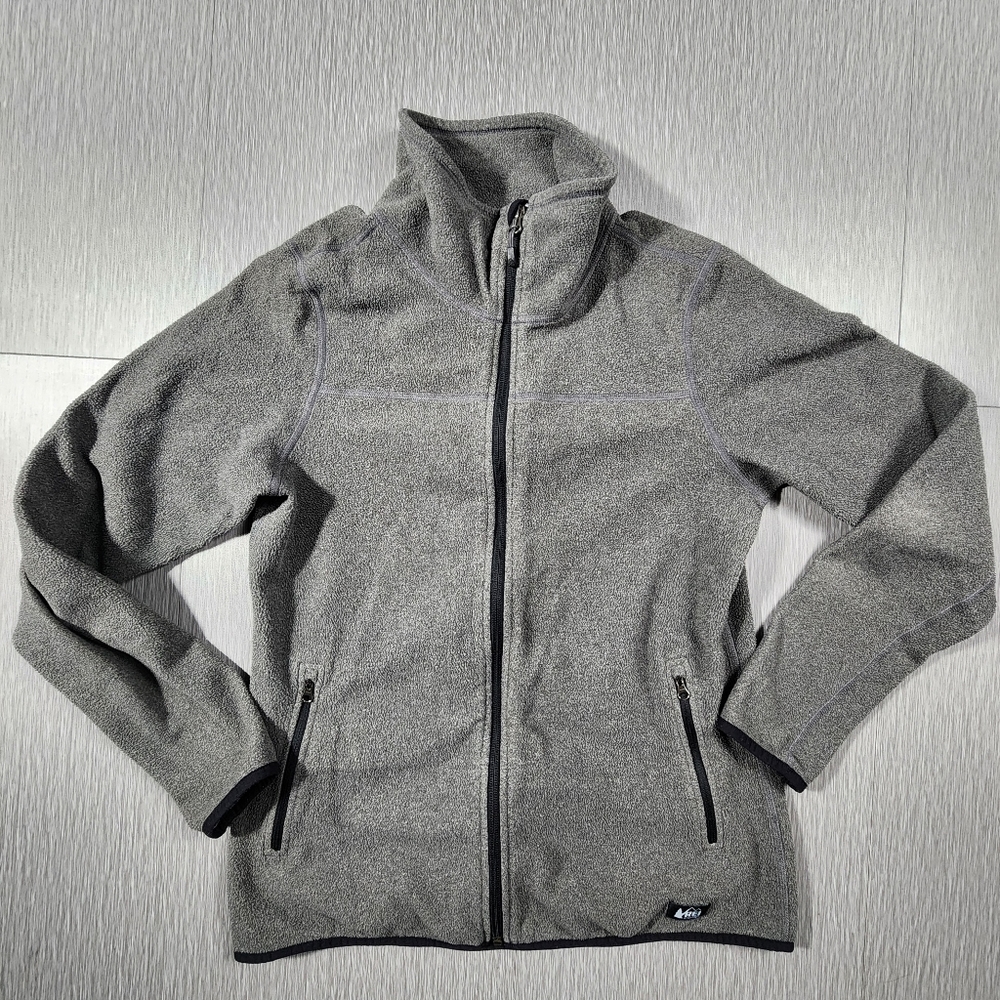 REI co-op full zip fleece sweatshirt Women's